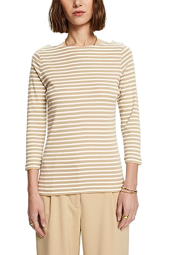 ESPRIT Gestreiftes Longsleeve mit Bootausschnitt von ESPRIT