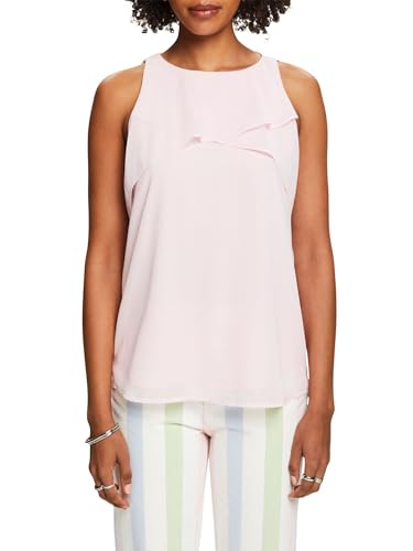 ESPRIT Ärmellose Crêpe-Chiffon-Bluse von ESPRIT