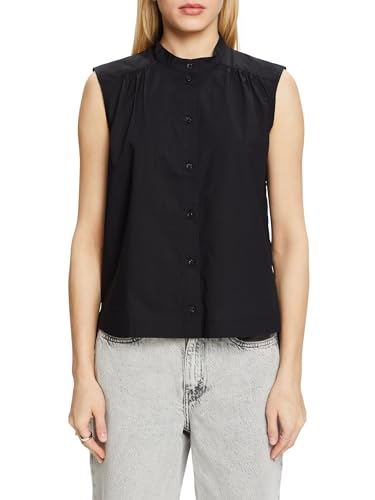 ESPRIT Damen 044ee1f340 Bluse, 001/Black, Small von ESPRIT