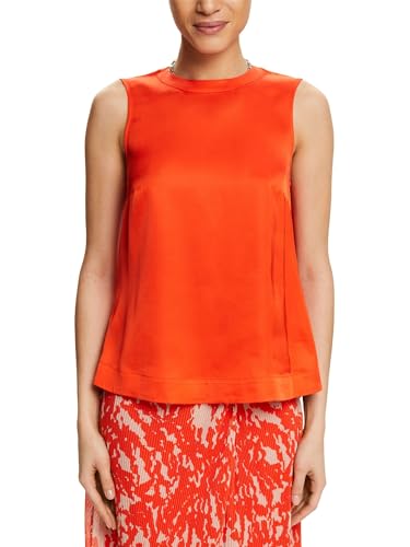 ESPRIT Damen 034ee1f319 Bluse, 880/Bright Orange, Medium von ESPRIT