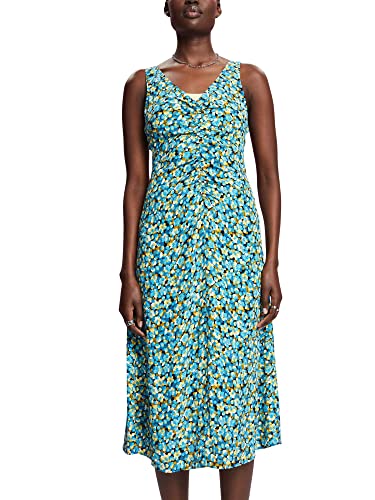 ESPRIT Damen 033ee1e307 Kleid, 473/Turquoise 4, 32 von ESPRIT