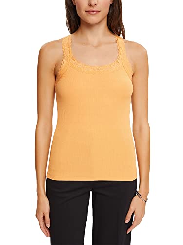 ESPRIT Damen T-Shirt 072ee1k342, Peach, XL von ESPRIT