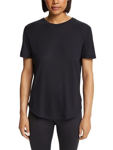ESPRIT Damen Yoga-Shirt Rcs Ts, Schwarz, XS von ESPRIT