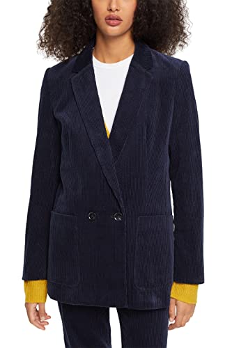 ESPRIT Damen 092ee1g307 Blazer, Navy, 38 EU von ESPRIT