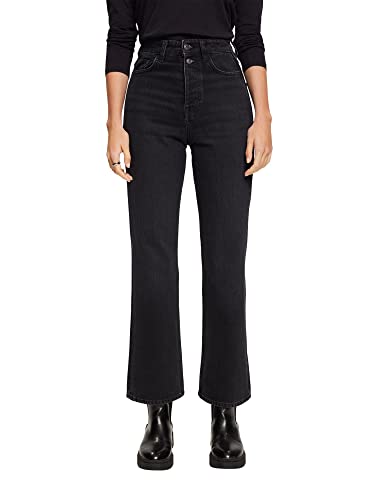 ESPRIT Damen 102EE1B342 Jeans, 911/BLACK Dark WASH, 32/32 von ESPRIT