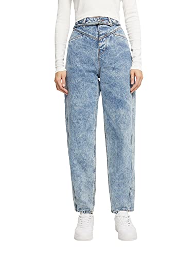 ESPRIT Damen 102EE1B320 Jeans, 901/BLUE Dark WASH, 32 von ESPRIT