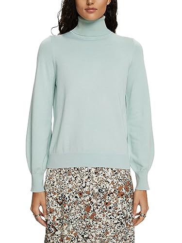 ESPRIT Damen 093EO1I318 Pullover, 391/LIGHT Aqua Green 2, M von ESPRIT