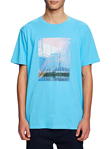 ESPRIT Herren 033ee2k316 T-Shirt, 470/Turquoise, M von ESPRIT