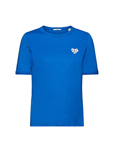 ESPRIT Damen 013EE1K327 T-Shirt, 430/BLUE, S von ESPRIT