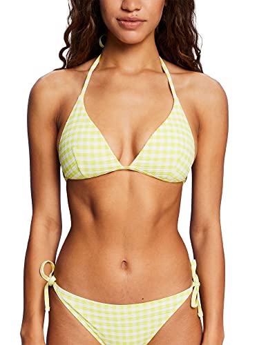 ESPRIT Damen Parage Beach Rcs Padded Triangle Bikini, Lime Yellow 3, 42 von ESPRIT