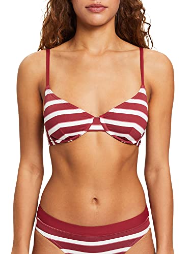 ESPRIT Damen Brela Beach Rcs Uw.bra Bikini, Dark Red 3, B EU von ESPRIT