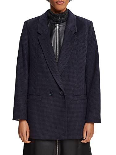 ESPRIT Damen 122EE1G310 Blazer, 402/NAVY 3, 40 von ESPRIT