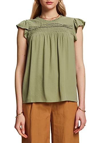ESPRIT Damen 063EE1F310 Bluse, 345/LIGHT Khaki, XL ESPRIT Damen 063EE1F310 Bluse, 345/LIGHT Khaki, XL von ESPRIT
