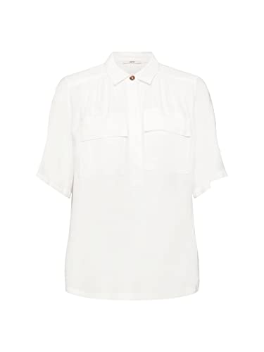 ESPRIT Damen 013EE1F304 Bluse, 110/OFF White, M von ESPRIT
