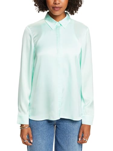ESPRIT Damen 993EE1F325 Bluse, 390/LIGHT Aqua Green, M von ESPRIT
