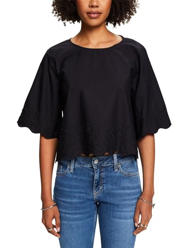 ESPRIT Damen 034ee1f311 Bluse, 001/Black, XXL von ESPRIT