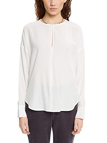 ESPRIT Damen 122EE1F303 Bluse, 110/OFF White, M von ESPRIT