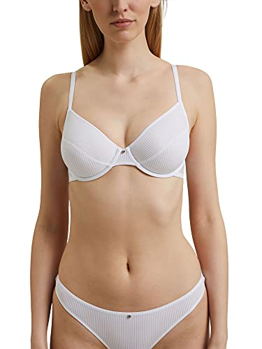 ESPRIT Damen 995EF1T913 BH, Blickdicht, 100/WHITE, 75B von ESPRIT