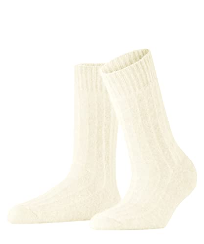 ESPRIT Damen Shaded Boot W SO Wolle Gemustert 1 Paar Socken, Weiß (Off-White 2010), 36-41 von ESPRIT