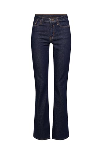 ESPRIT Damen Jeans Bootcut Superstretch, Blue Rinse, 28W / 32L von ESPRIT