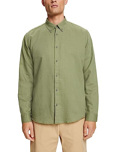 ESPRIT Men's Shirt , SHIRT, LIGHT KHAKI, XS von ESPRIT