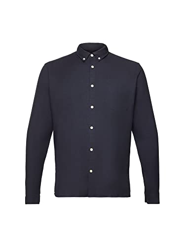 ESPRIT Herren 112EE2F303 Hemd, 400/NAVY, XL von ESPRIT