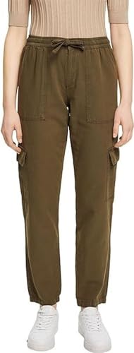 ESPRIT Damen 033ee1b331 Hose, 350/Khaki Green, 34W / 28L von ESPRIT