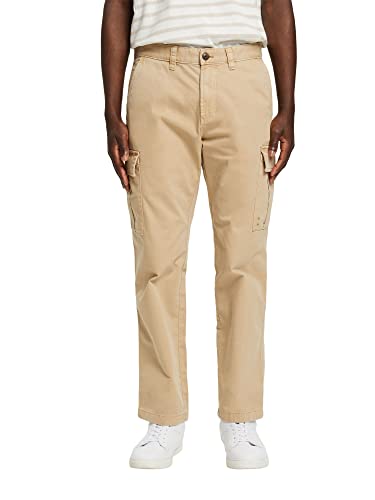 ESPRIT Herren 013EE2B310 Hose, 290/LIGHT BEIGE, 34/32 von ESPRIT