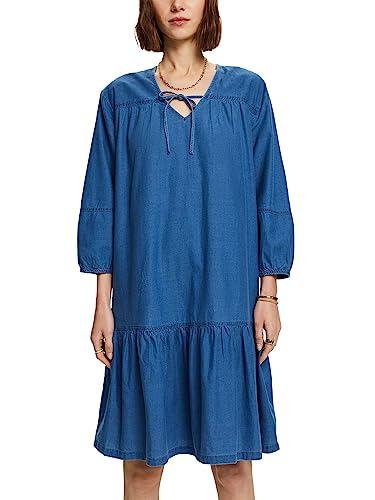 ESPRIT Damen 073EE1E304 Kleid, 400/NAVY, 36 von ESPRIT