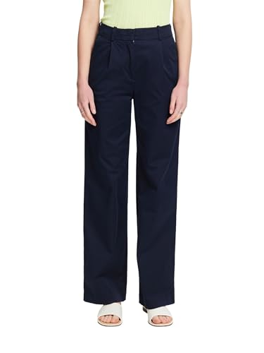 ESPRIT Damen 014ee1b309 Hose, 400/Navy, 34W x 34L von ESPRIT