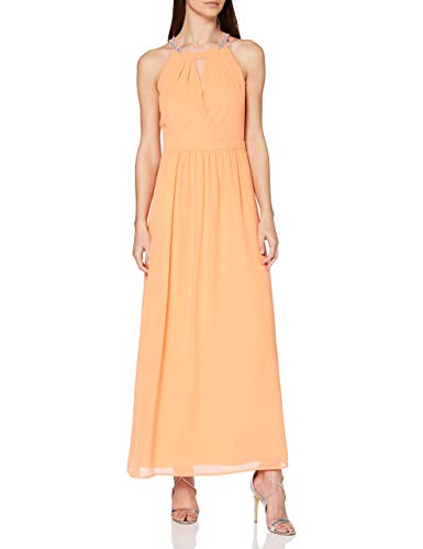 ESPRIT Collection Damen 020EO1E303 Kleid für besondere Anlässe, Orange (Orange 820), 38 von ESPRIT