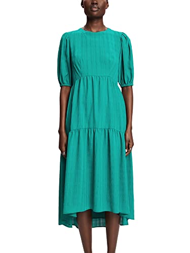 ESPRIT Collection Damen 033eo1e313 Kleid, 305/Emerald Green, 38 von ESPRIT