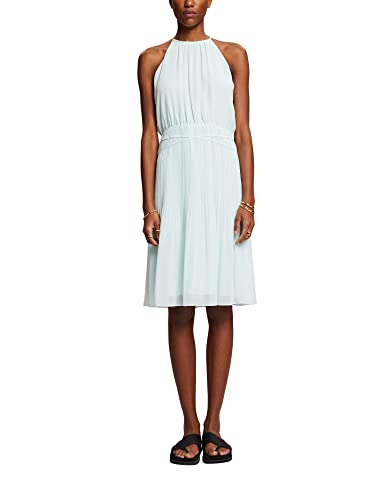 ESPRIT Collection Damen 033eo1e322 Kleid, 390/Light Aqua Green, 44 von ESPRIT