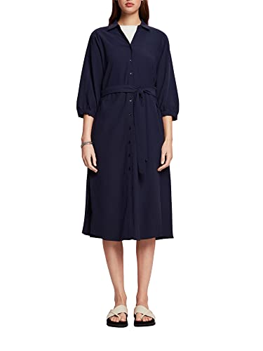 ESPRIT Collection Damen 033eo1e333 Kleid, 400/Navy, 38 von ESPRIT