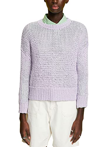 ESPRIT Collection Damen 033eo1i308 Pullover, 573/Lavender 4, XL von ESPRIT