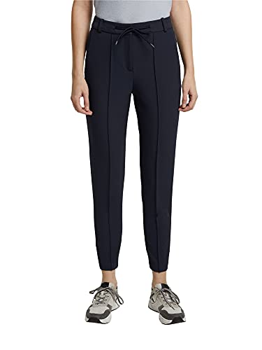 ESPRIT Collection Damen 991eo1b302 Hose, Navy, 38 EU von ESPRIT