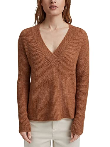 ESPRIT Collection Damen 991eo1i309 Pullover, Caramel, L EU von ESPRIT