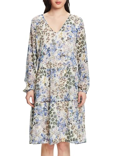 ESPRIT Collection Damen 992eo1e303 Kleid, Light Beige, 34 EU von ESPRIT