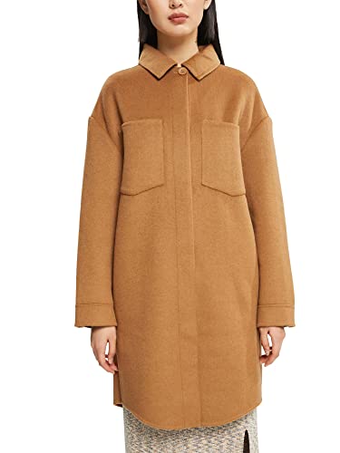 ESPRIT Collection Damen 992eo1g311 Jacke, Caramel, L EU von ESPRIT