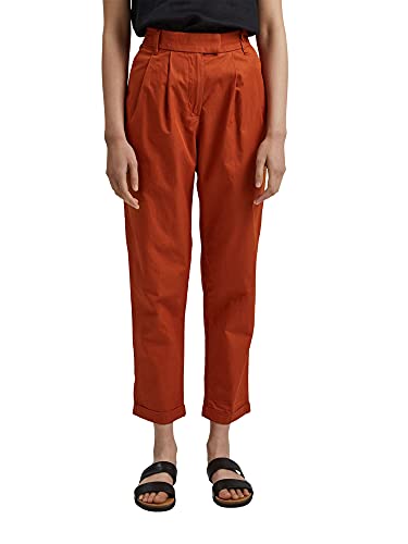 ESPRIT Collection Damen Hose 061eo1b301, 805/Terracotta, 38W / 28L von ESPRIT