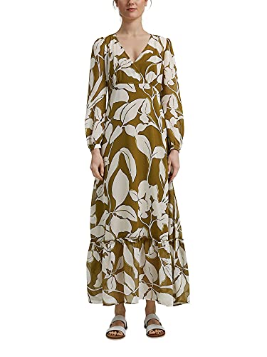 ESPRIT Collection Damen Kleid 051eo1e304, 363/Olive 4, 42 von ESPRIT