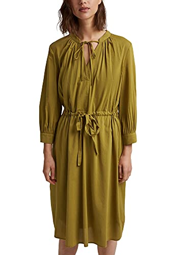 ESPRIT Collection Damen Kleid 051eo1e326, 360/Olive, 34 von ESPRIT