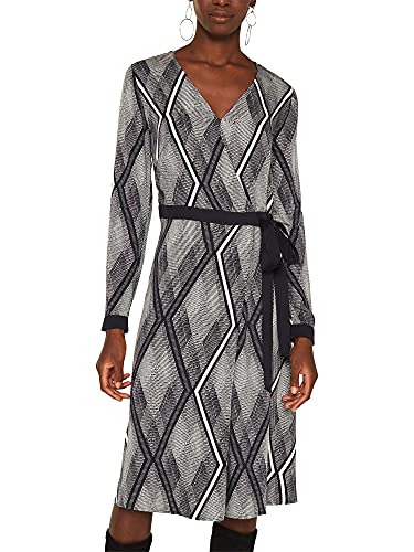 ESPRIT Collection Damen Kleid 129eo1e039, Schwarz (Black 3 003), 38 von ESPRIT