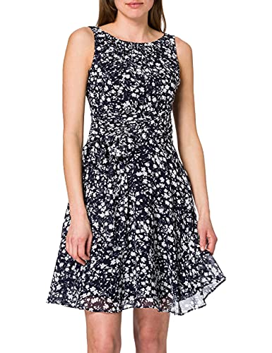 ESPRIT Collection Damen Kleid 991eo1e304, Navy, 40 von ESPRIT
