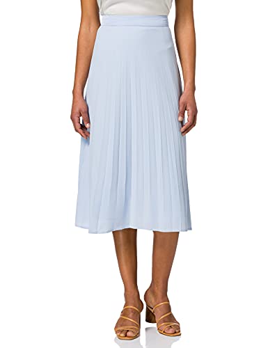 ESPRIT Collection Damen Rock 011eo1d302, 435/Pastel Blue, 32 von ESPRIT