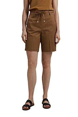 ESPRIT Collection Damen Shorts 041eo1c305, 255/Bark, 34 von ESPRIT