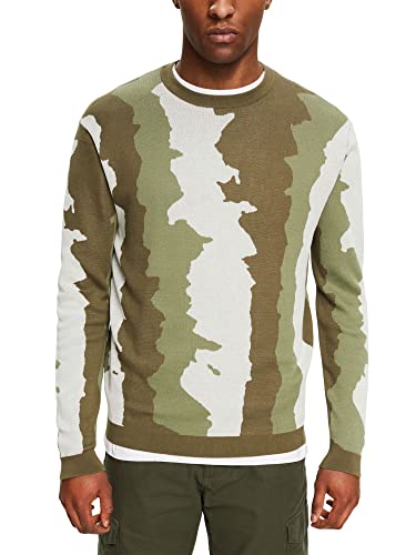 ESPRIT Collection Herren 022eo2i304 Pullover, Light Khaki, M EU von ESPRIT