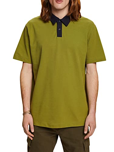 ESPRIT Collection Herren 023eo2k303 Polohemd, 315/Leaf Green, S von ESPRIT