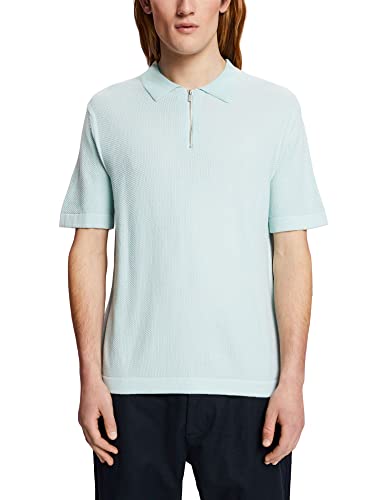 ESPRIT Collection Herren 033eo2k305 Polohemd, 390/Light Aqua Green, XS von ESPRIT