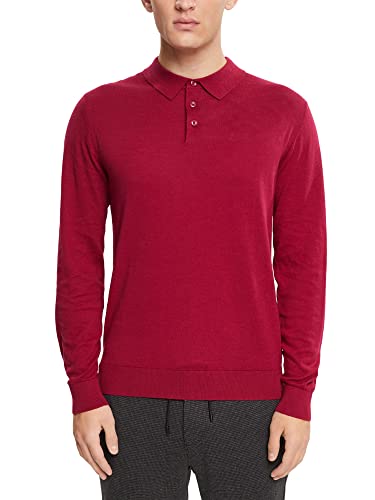 ESPRIT Collection Herren 072eo2i303 Pullover, Cherry Red, XL EU von ESPRIT